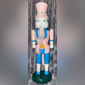 He’s an Easter Nutcracker. 11” tall.